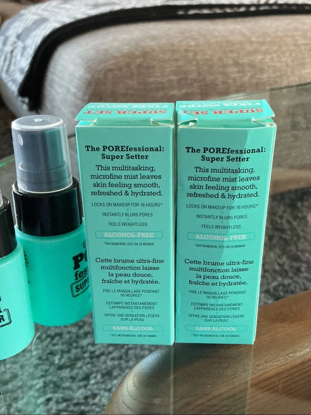 Benefit Mint Green The POREfessional Super Setter Mini Setting Sprays (2pk)